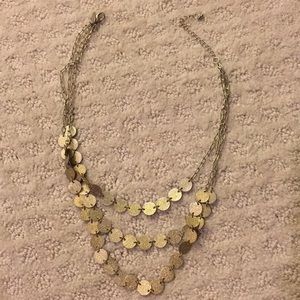 Gold Tone Shimmery Necklace